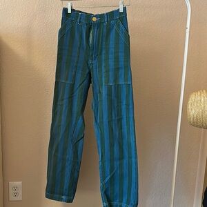 Big bud press Striped Green and Blue Pants